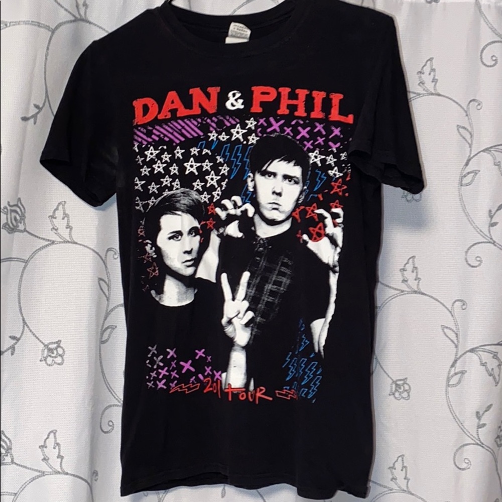 Dan and Phil 2015 TATINOF t-shirt
